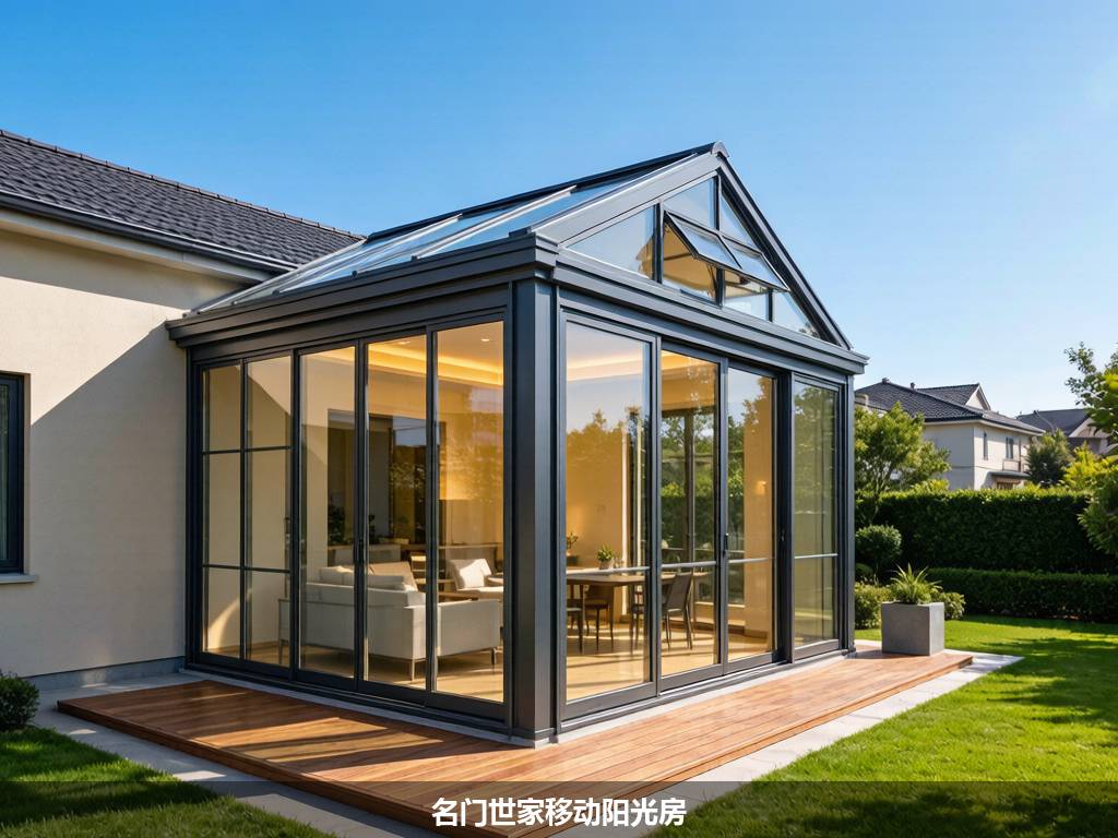 名门世家移动阳光房：立足青岛源头工厂，构建覆盖山东及周边省市的庭院空间定制交付体系