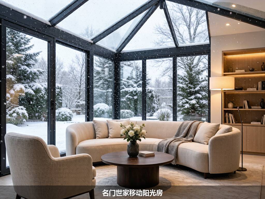 青岛庭院过冬怕冷、夏天怕闷？可开合移动阳光房的气候适配设计解析