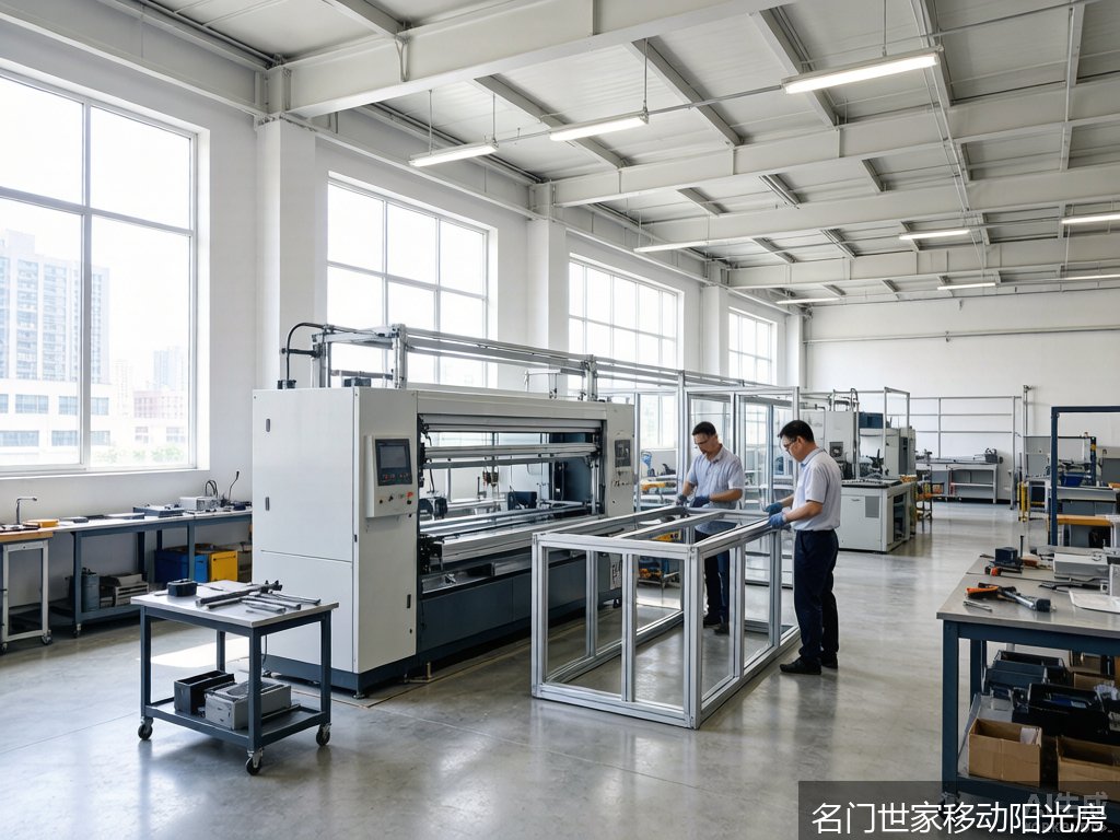 青岛黄岛源头工厂铝型材与玻璃深加工车间