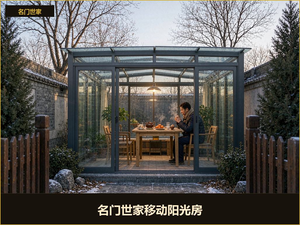 山东庭院阳光房冬季实景