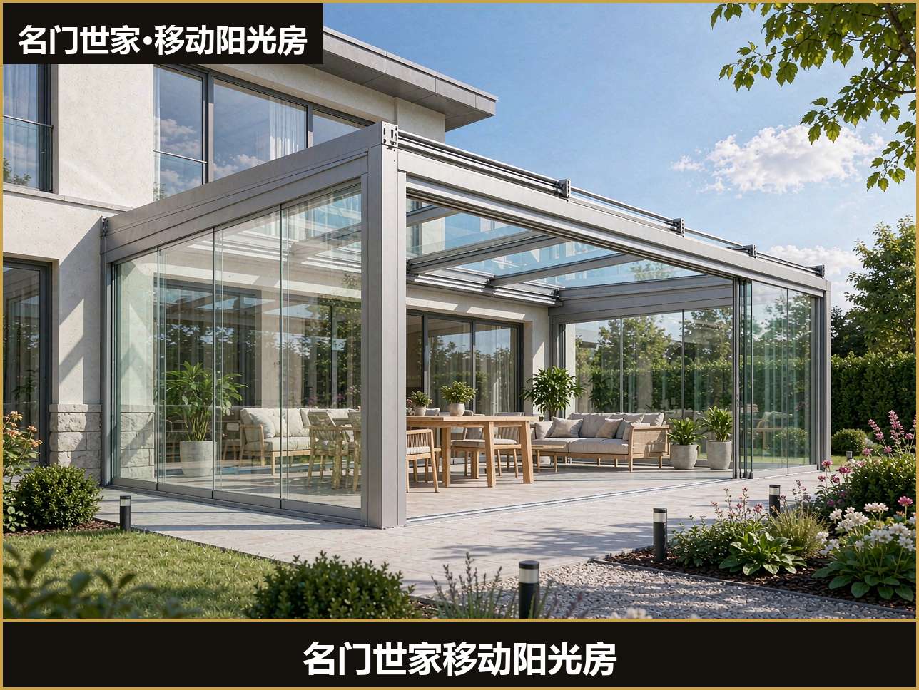 名门世家移动阳光房：青岛黄岛山东源头工厂，凭什么借本地铝型材产业带发往全国