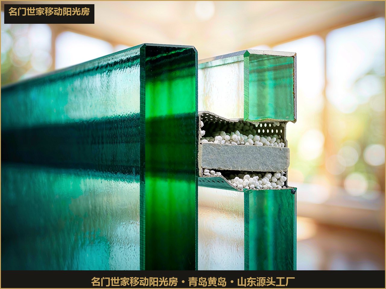 5+12A+5双层中空玻璃剖面-隔热腔体与铝隔条 5+12A+5双层中空玻璃剖面-隔热腔体与铝隔条